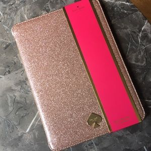 Kate Spade iPad Air case new sparkle rose gold